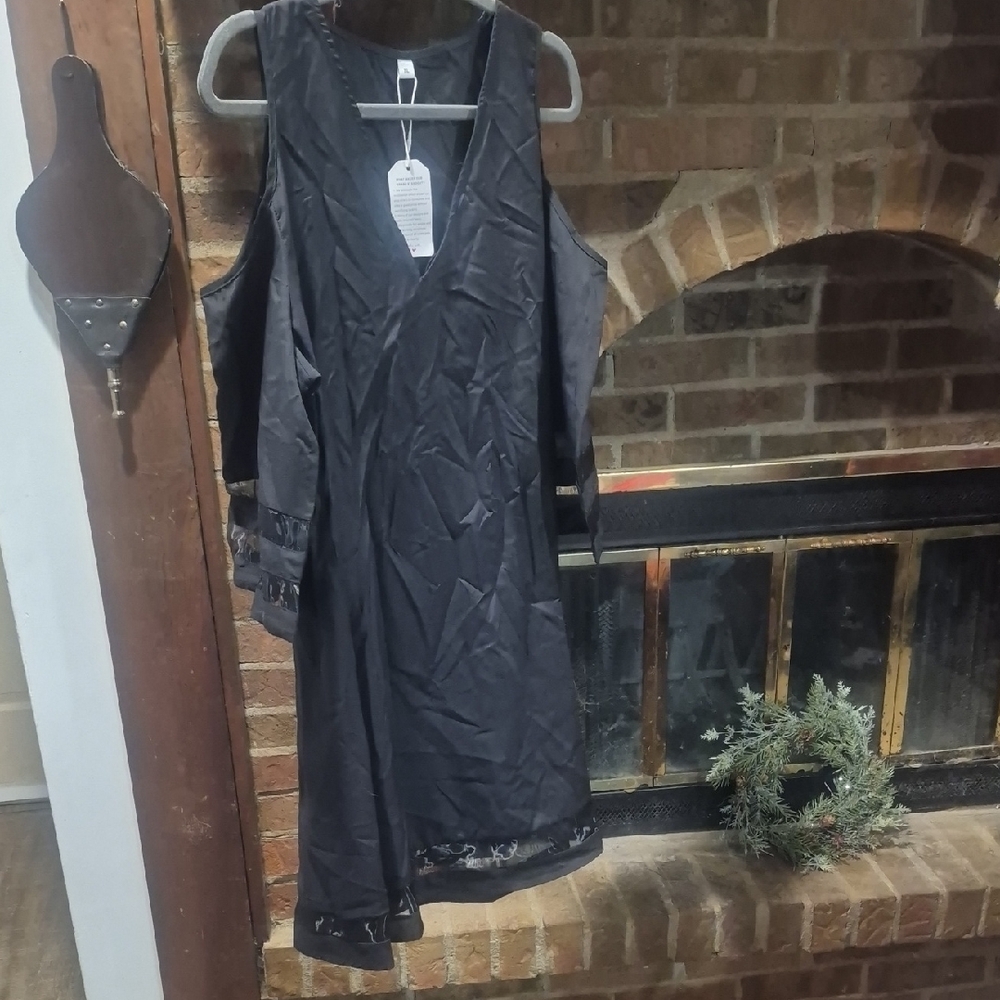 Chic Black Slip Dress